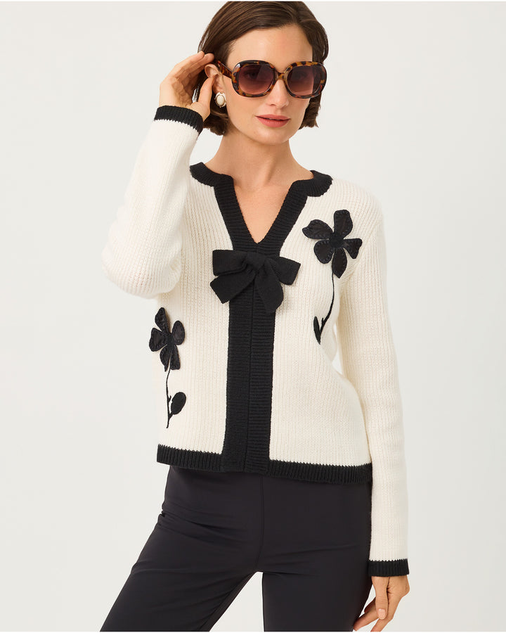 Esmeralda Sweater - Coconut Fancy Fleur