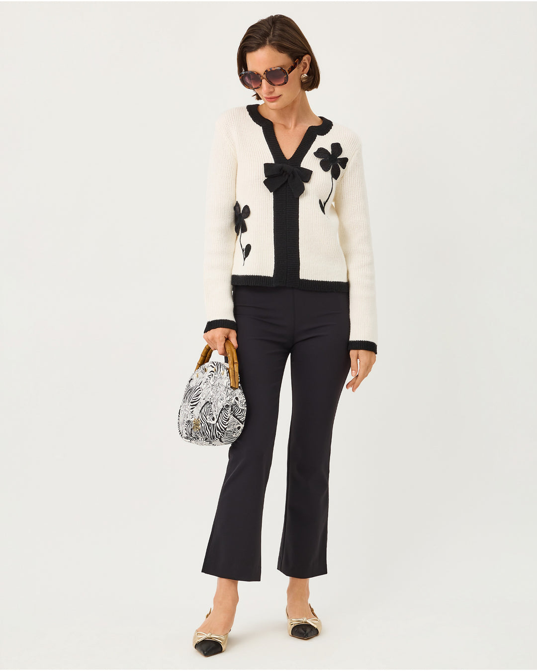Esmeralda Sweater - Coconut Fancy Fleur
