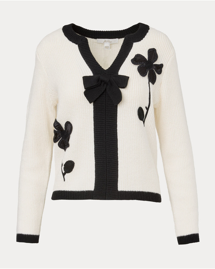Esmeralda Sweater - Coconut Fancy Fleur