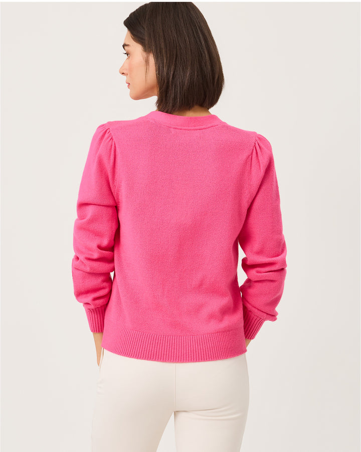 Millard Sweater - Pink Aster Big Lillys Flower