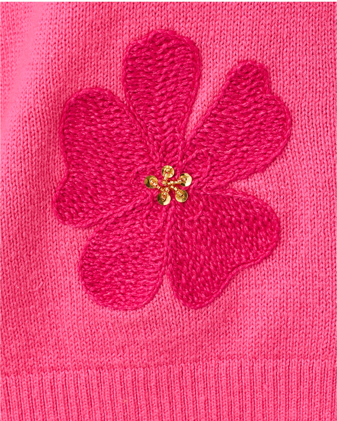 Millard Sweater - Pink Aster Big Lillys Flower