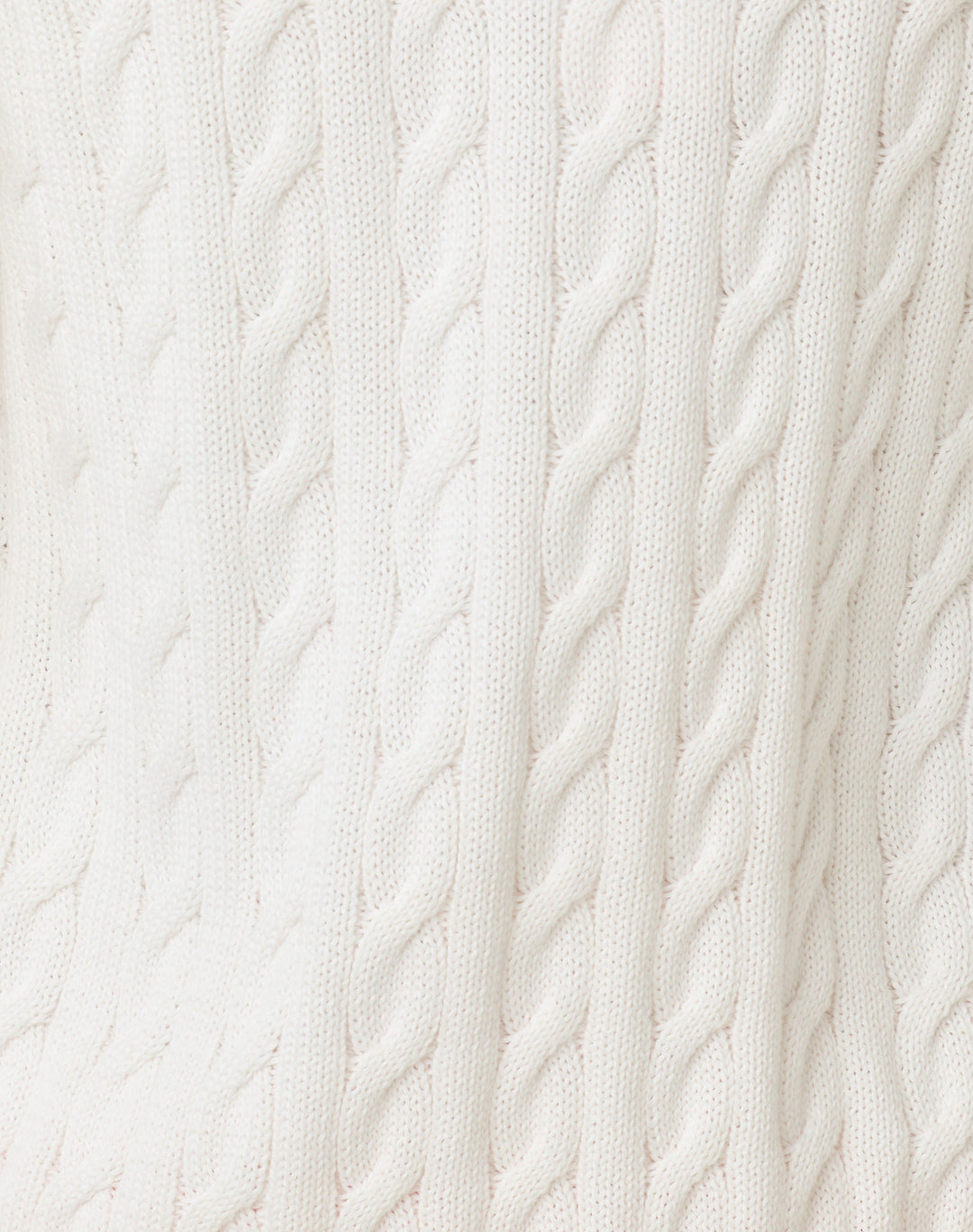 Brockton Crew Neck Cardigan - Resort White X Tipping