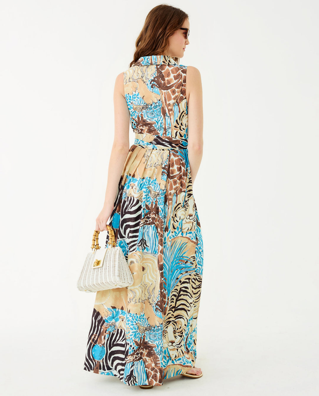Marria Stretch Maxi Dress - Breezy Aqua Lilly Zoo