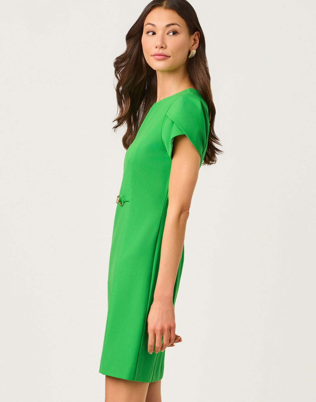 Adair Shift Dress - Putting Green