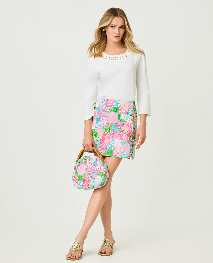 La Costa Mini Skort - Multi Crazy Quilt