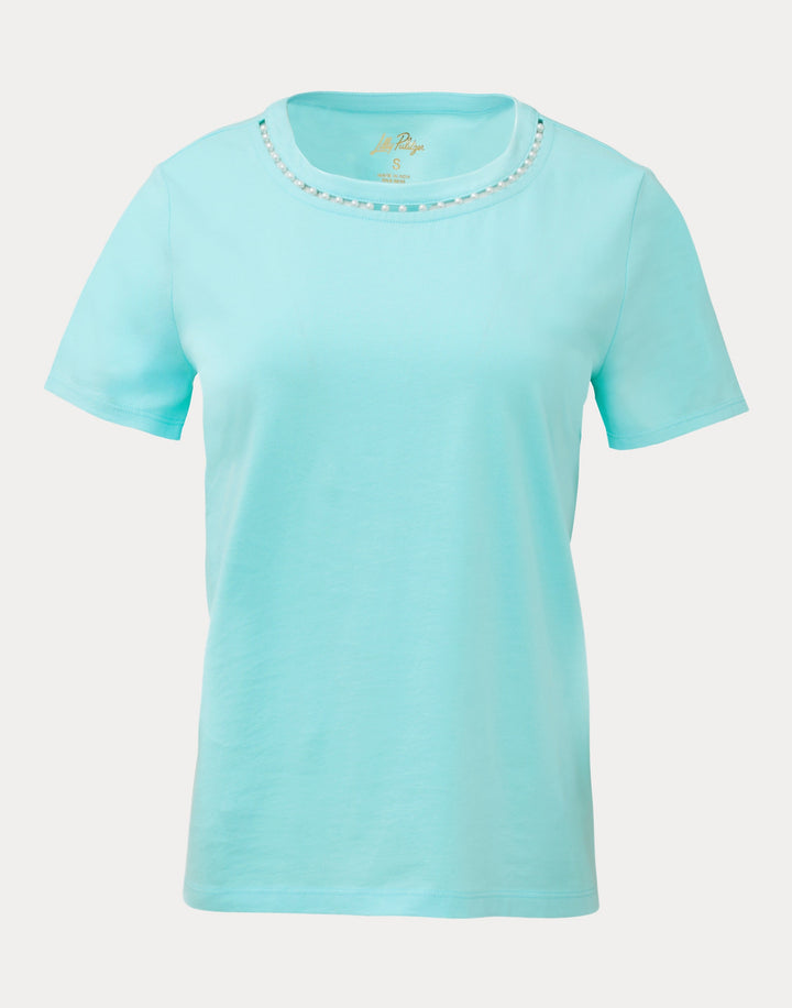 Clairmont Pearl Knit Top - Day Dream Blue