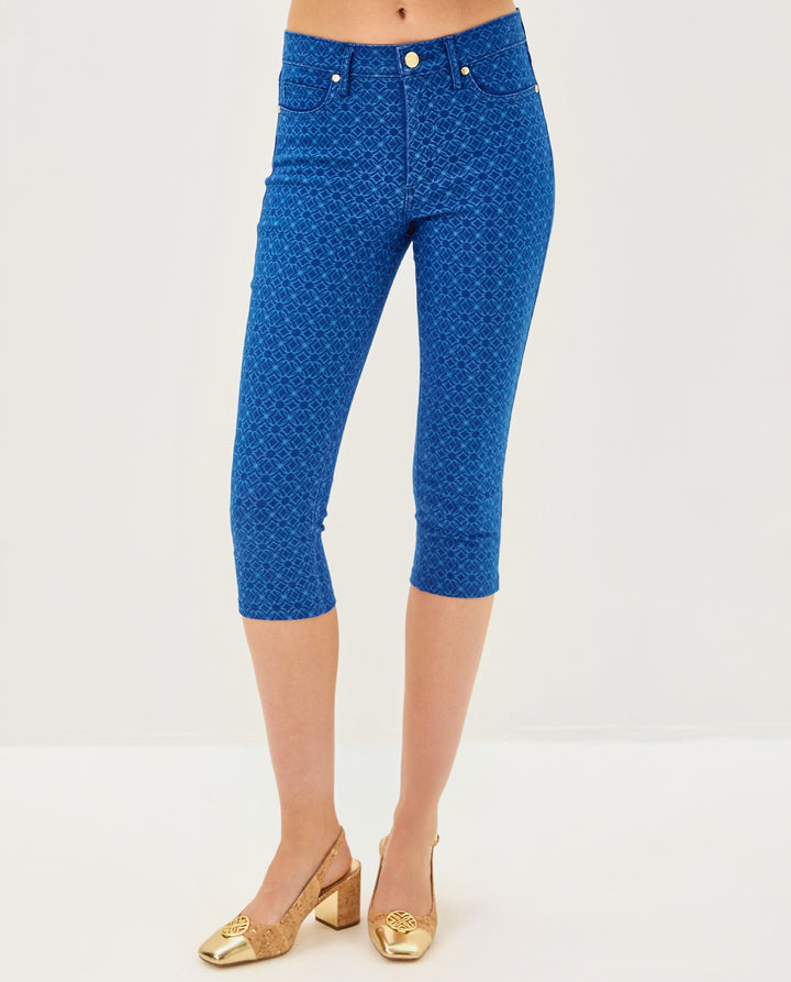 Sivan High Rise Crop Jeans