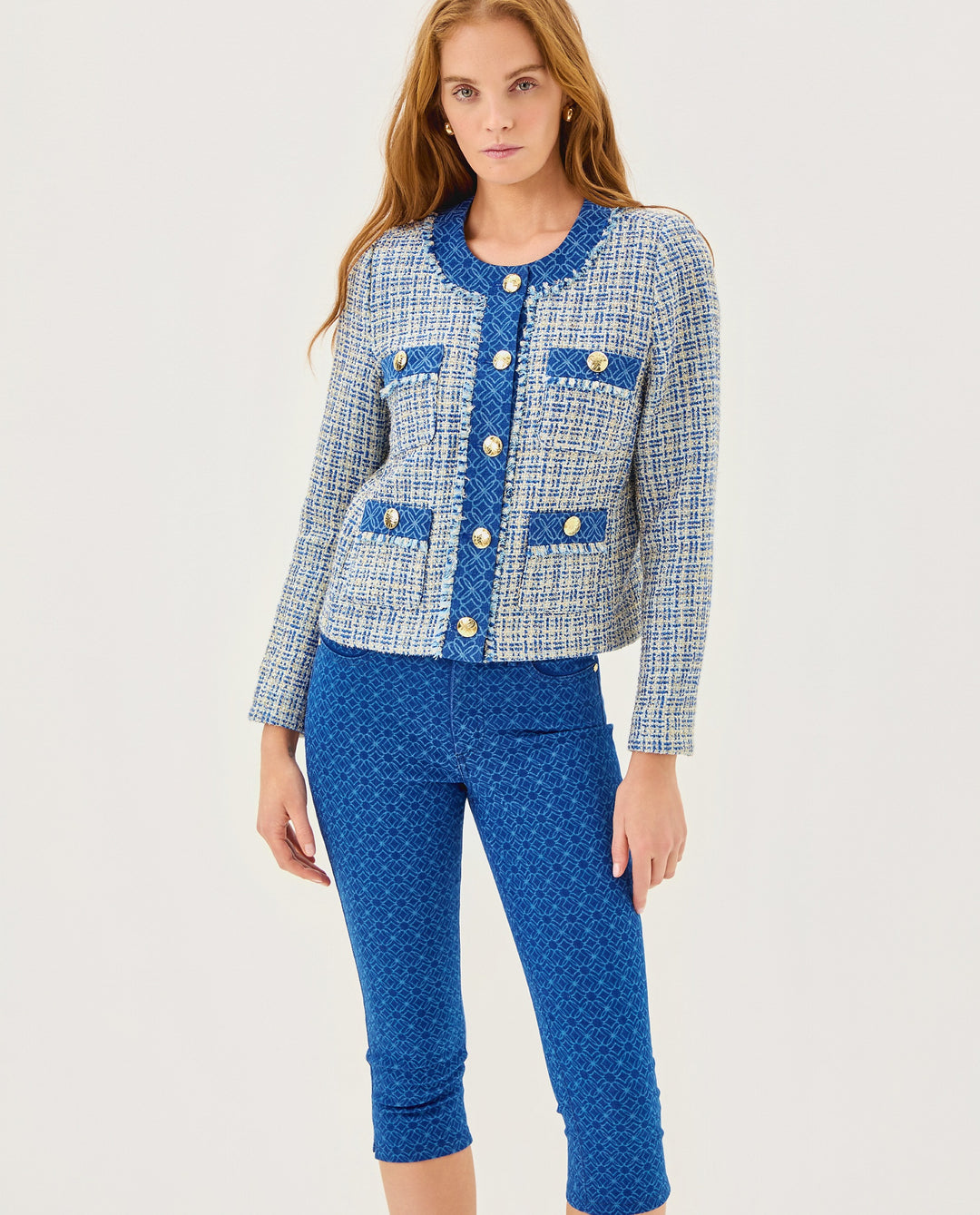 Sivan High Rise Crop Jeans