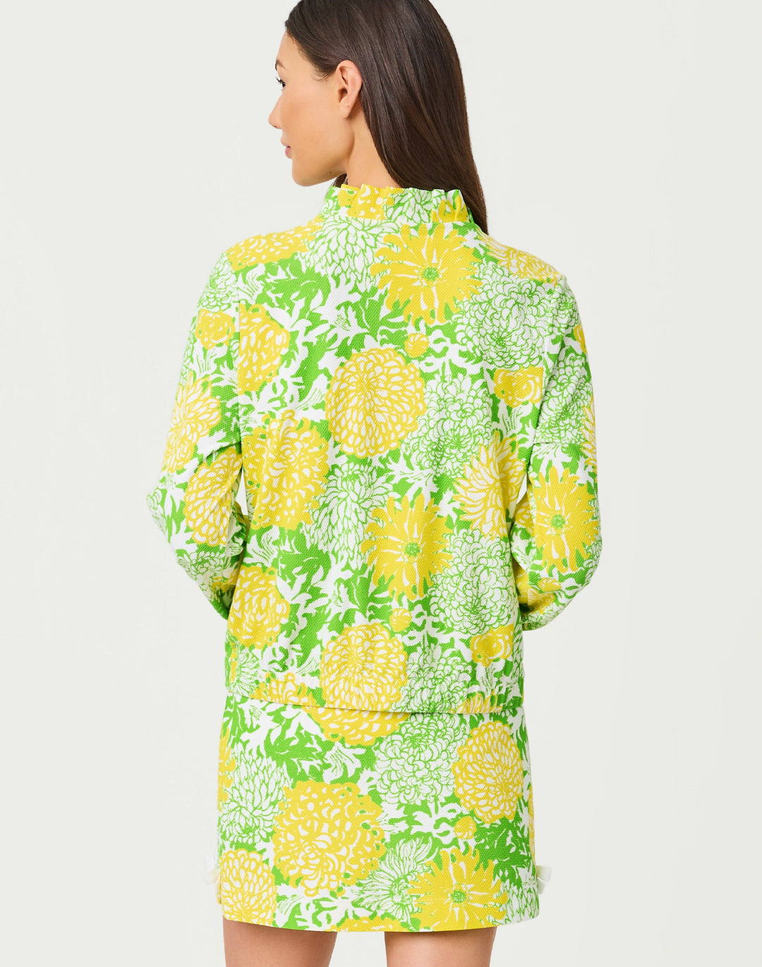 Aegean Upf 50+ Jacket - Crocodile Green Mumbo Jumbo