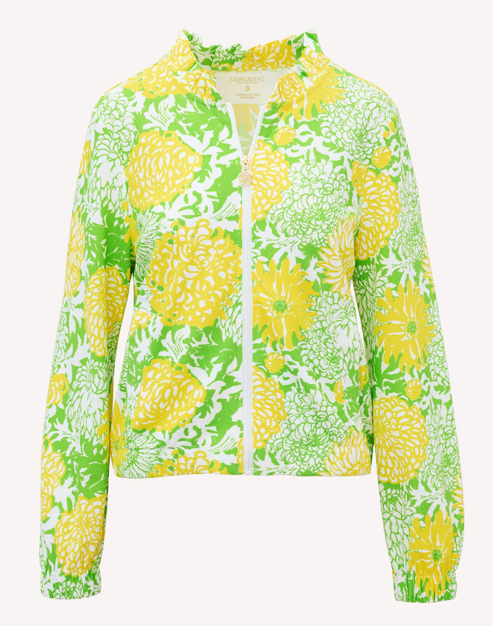Aegean Upf 50+ Jacket - Crocodile Green Mumbo Jumbo