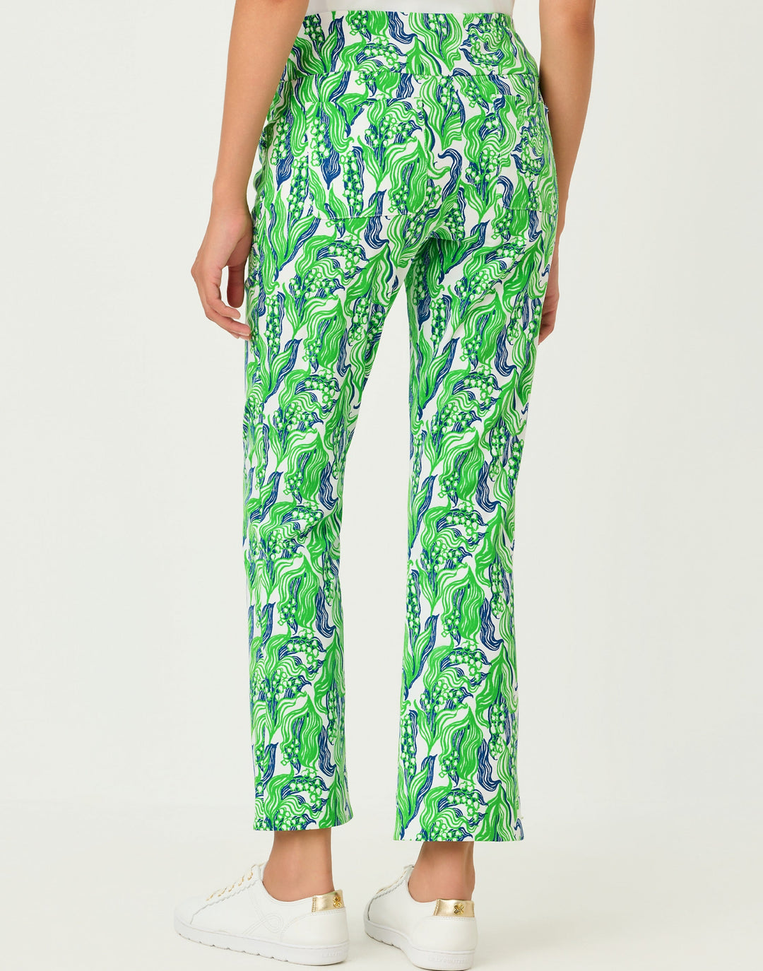 Corso Scallop Kick Flare Pant - Putting Green Lilly Of The Valley