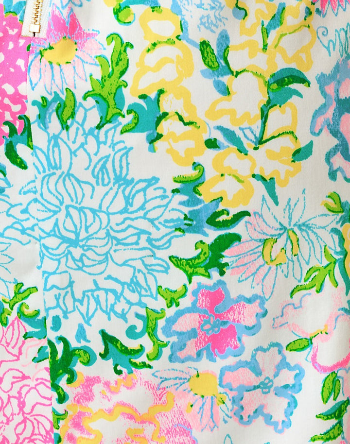 The Scallop Lilly Shift Dress - Multi Lilly Garden