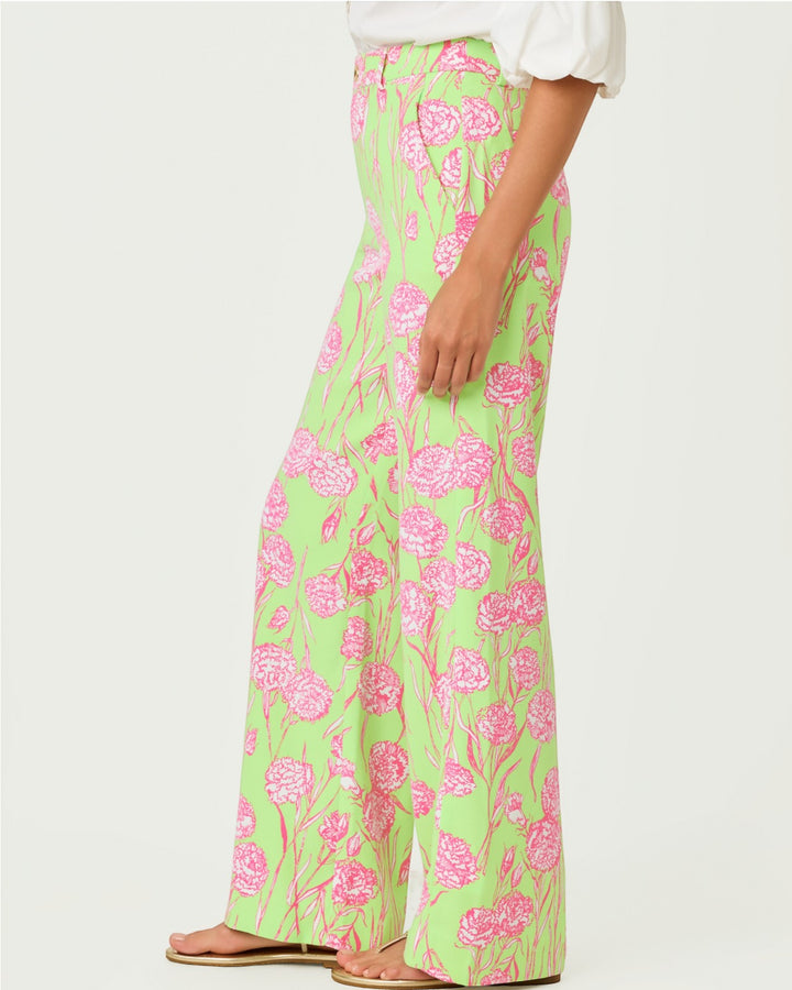 Katerini Palazzo Pants - Pistachio Macaron Alina