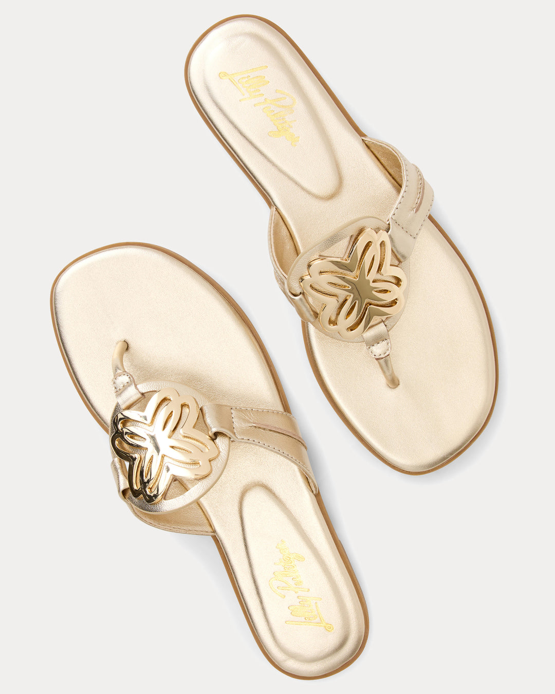 The Lilly Sandal - Gold Metallic