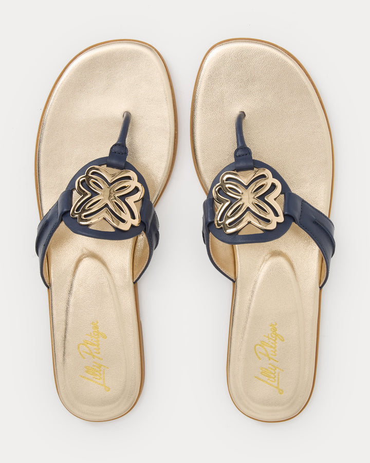 The Lilly Sandal - True Navy