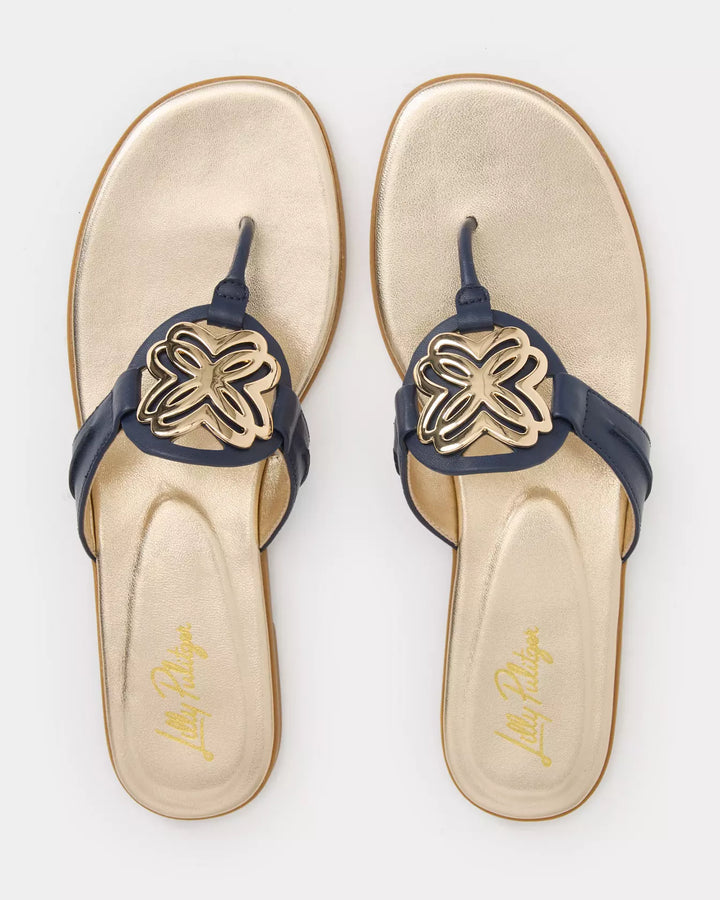 The Lilly Sandal - True Navy