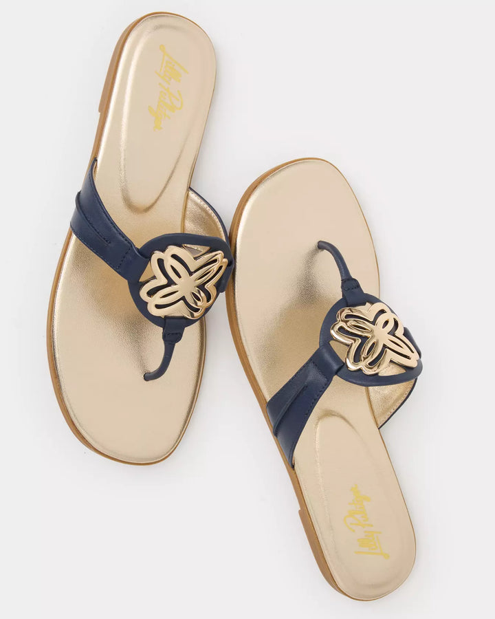 The Lilly Sandal - True Navy