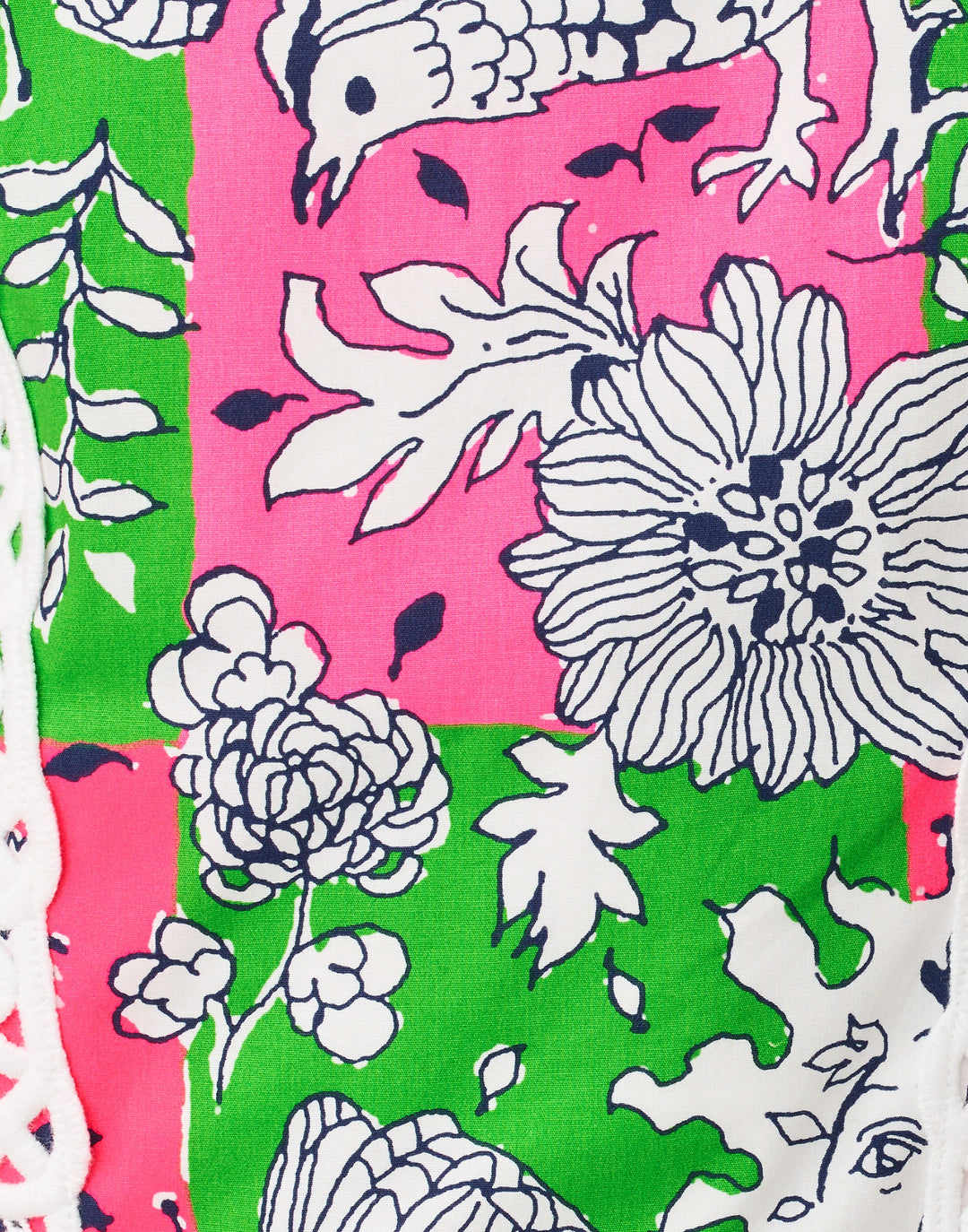 Salem Shift Romper - Cherry Blossom Chicken Check