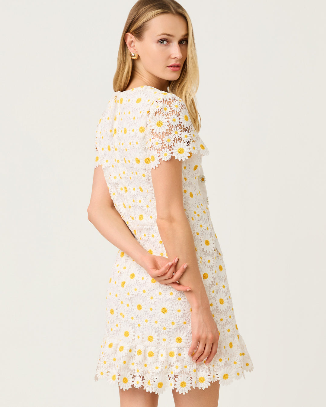 Peyton Skirted Romper - Resort White Fresh