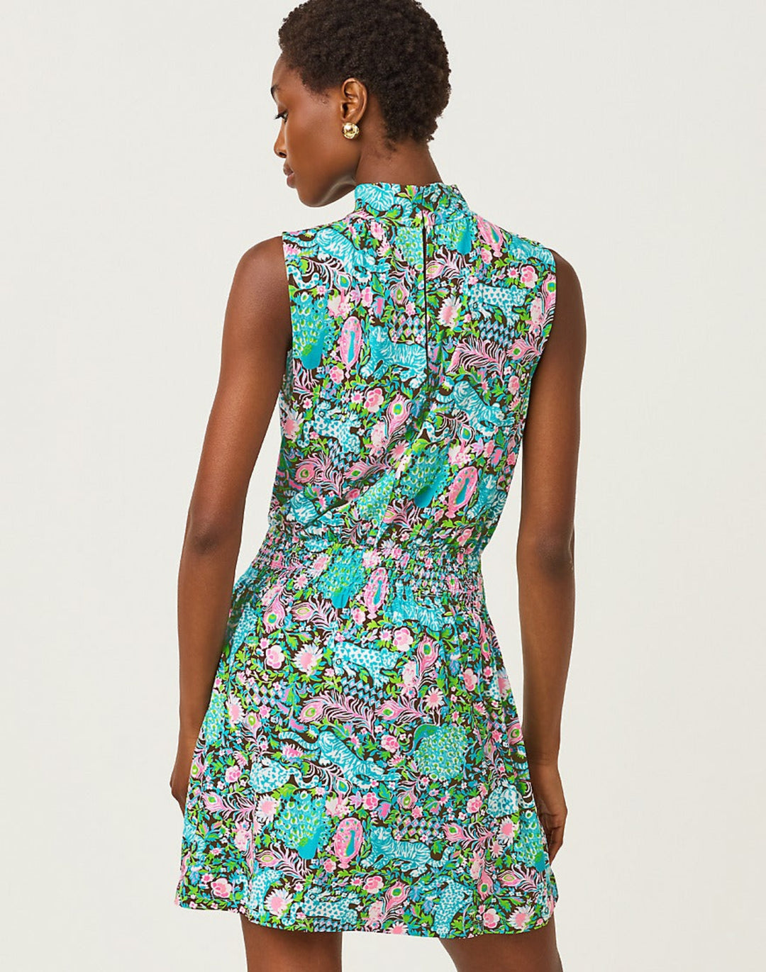 Sherah Skirted Romper - Multi Royal Zoo