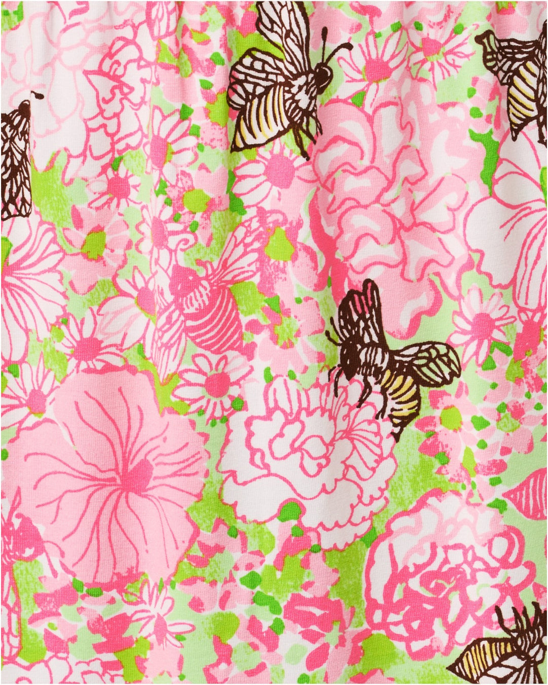 Sherah Skirted Romper - Pistachio Macaron Bees