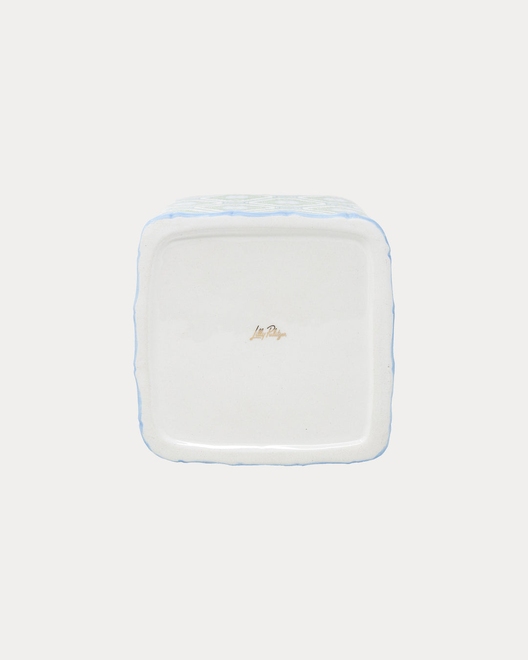 Tissue Holder - Bamboo Logo Trellis