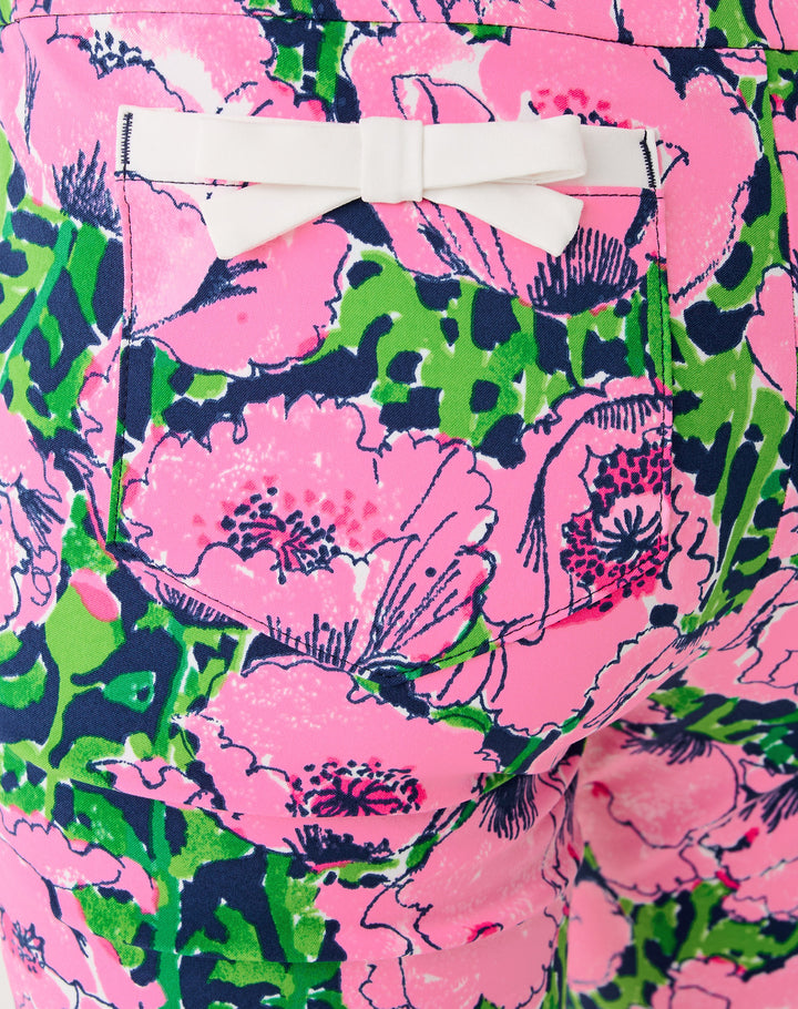 UPF 50+ Luxletic 28" Corso Kick Flare Pant - Low Tide Navy Florrie Golf