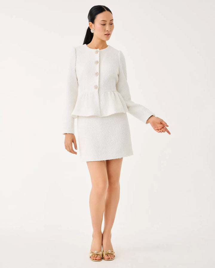 Kels High Rise Boucle Mini Skirt