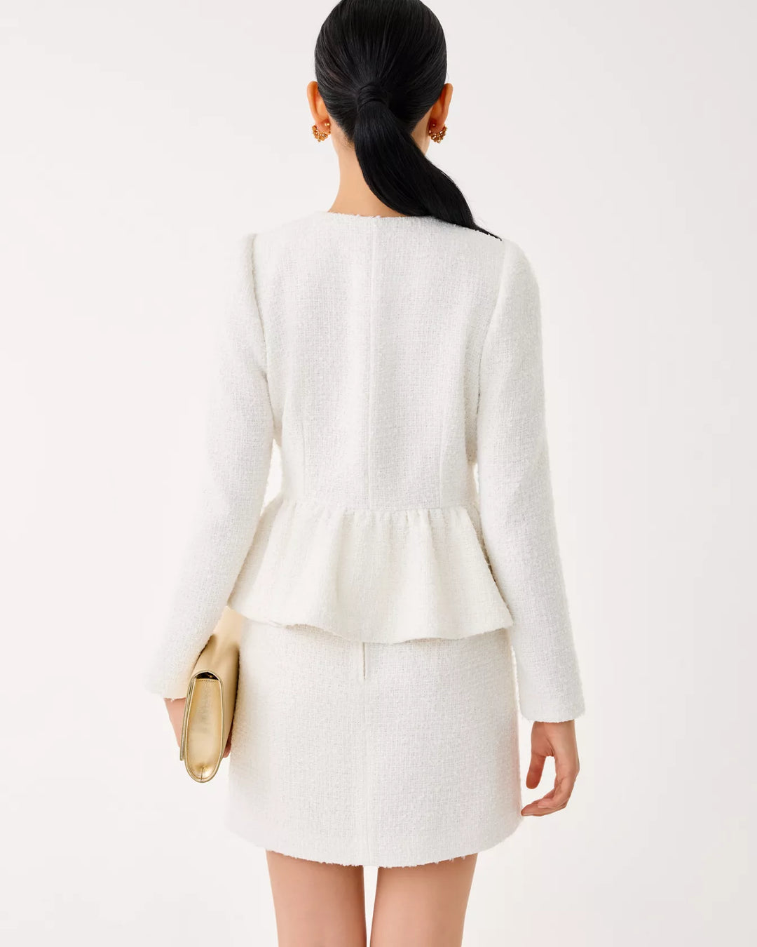 Araya Boucle Peplum Jacket