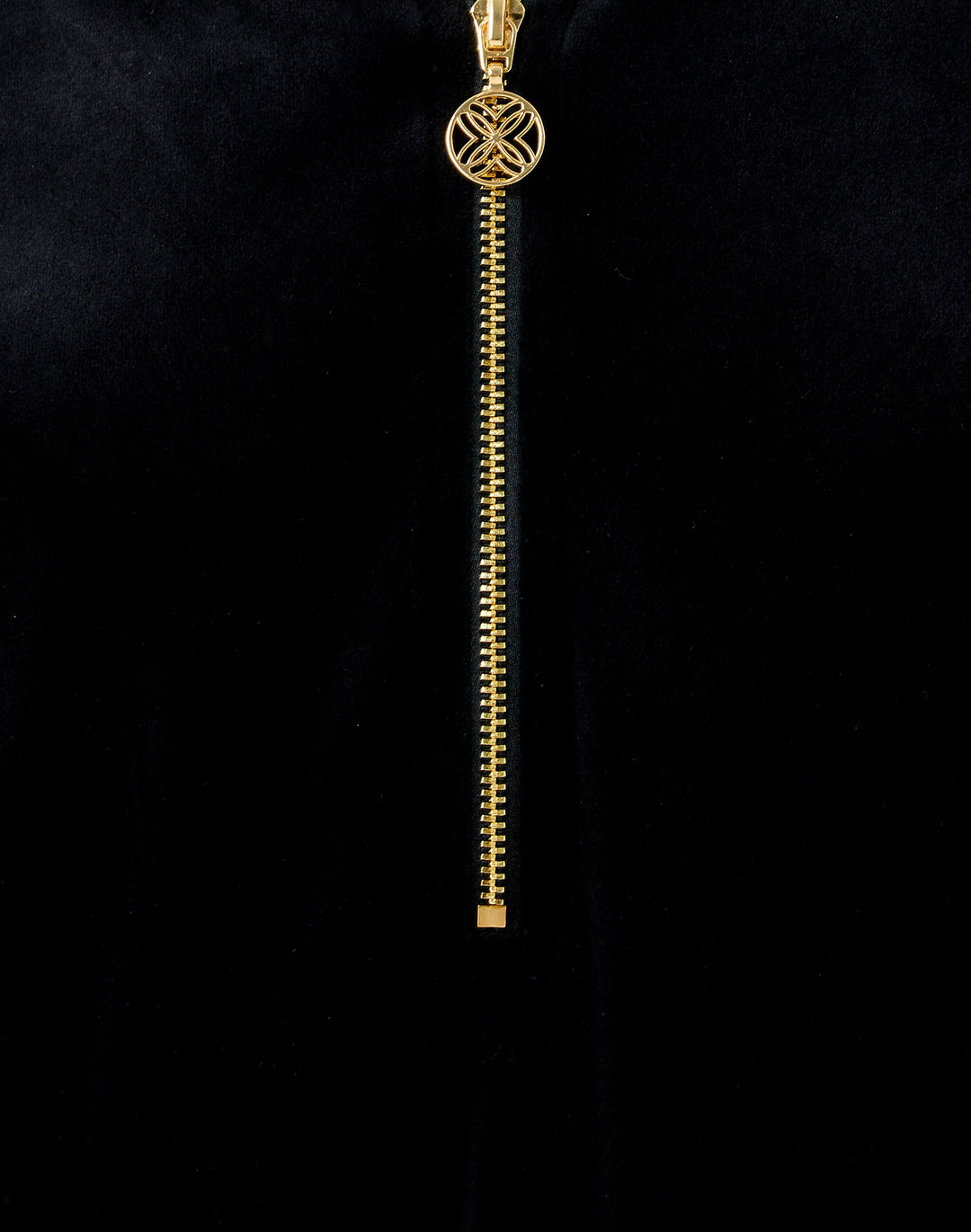 Eleni Velour Dress - Noir