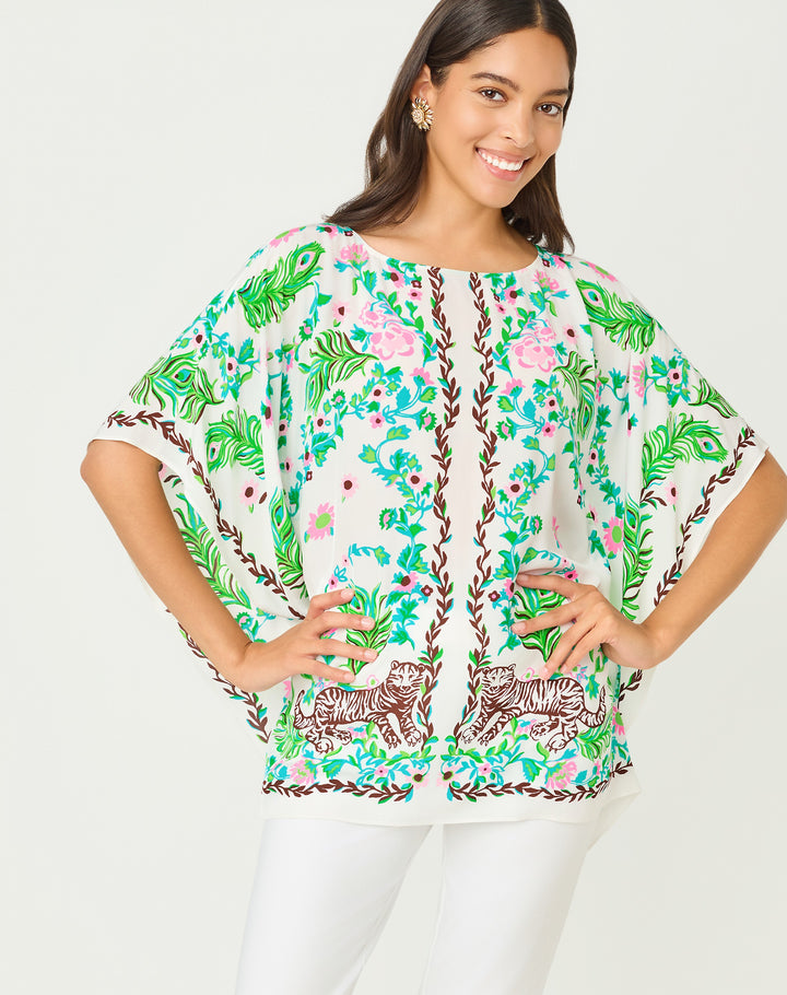 Brittina Tunic - Resort White Royal