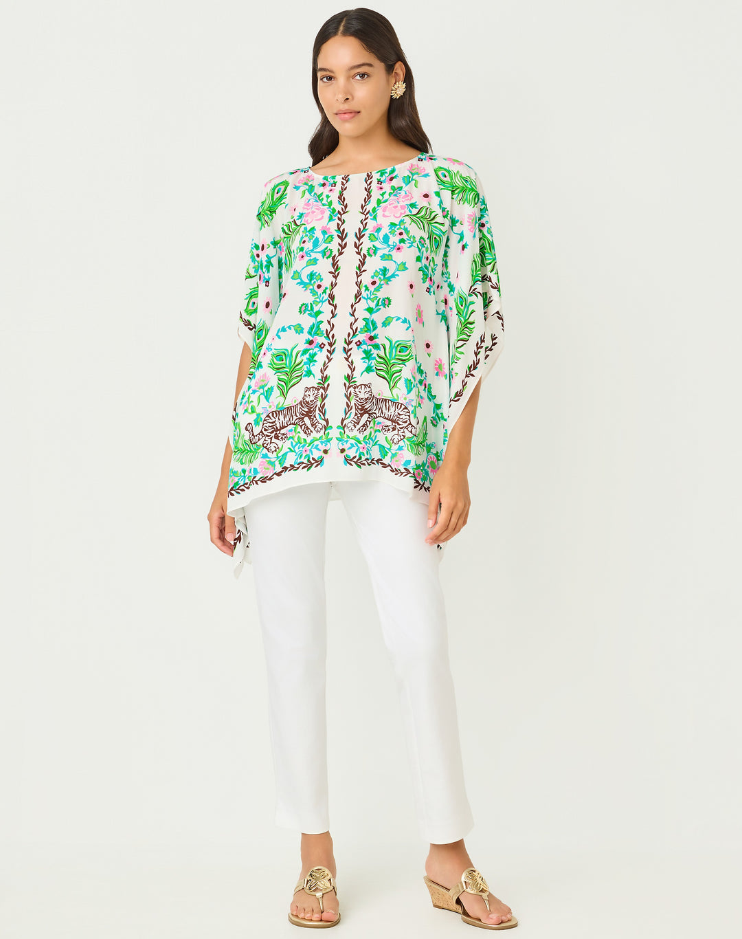 Brittina Tunic - Resort White Royal