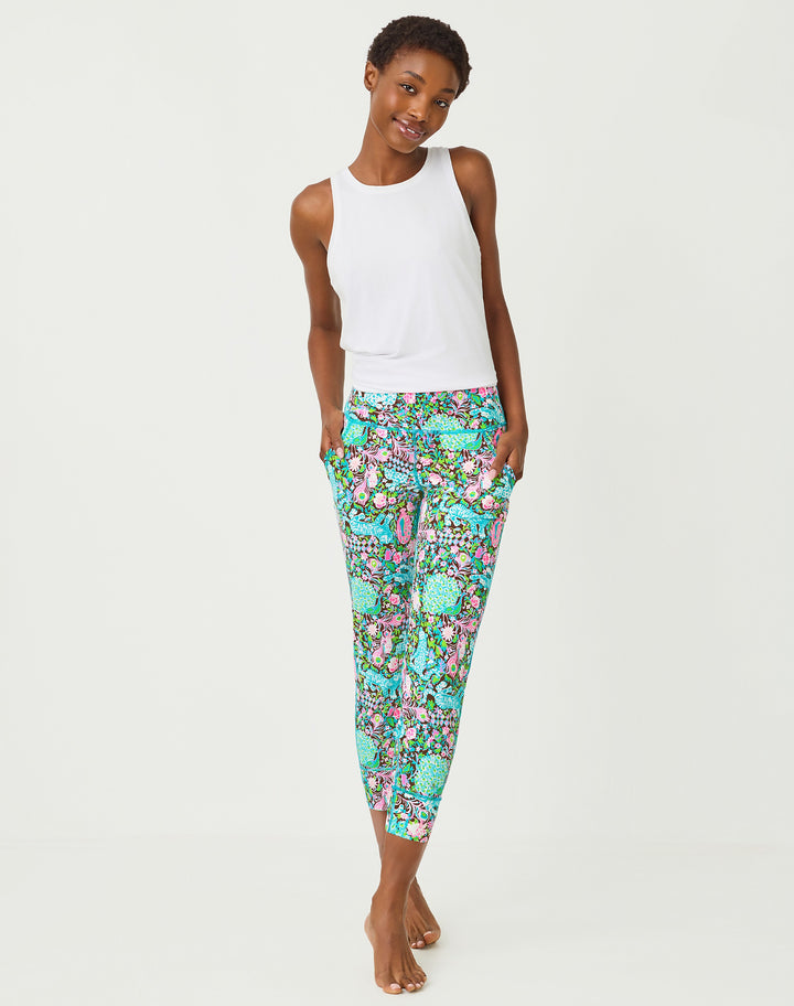 Weekender High Rise Midi Legging - Multi Crossgrain