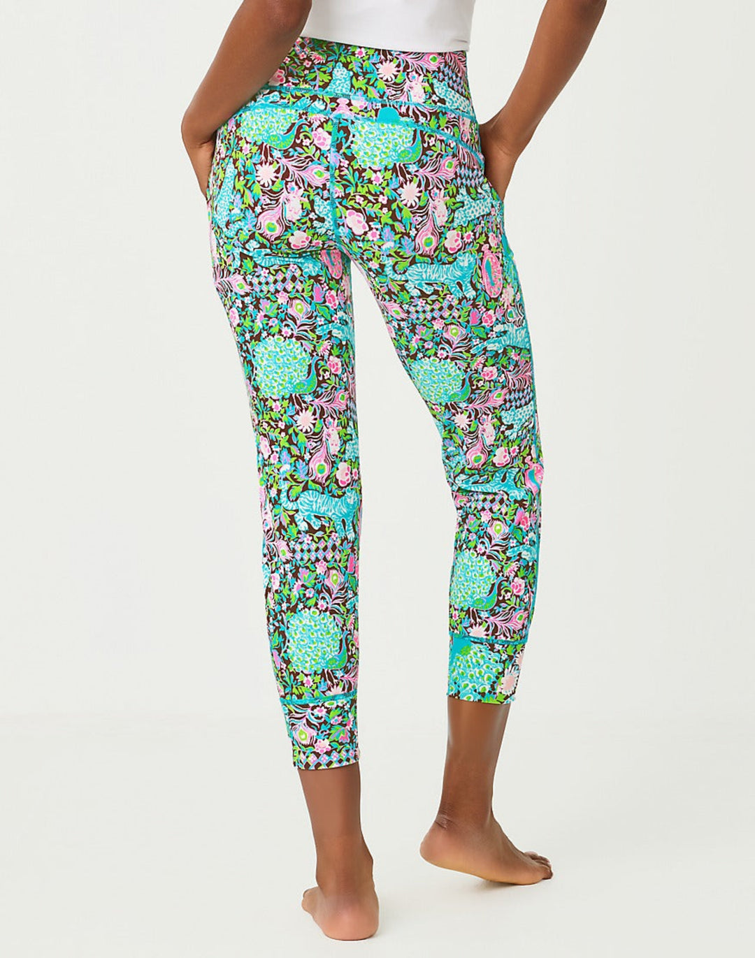 Weekender High Rise Midi Legging - Multi Crossgrain