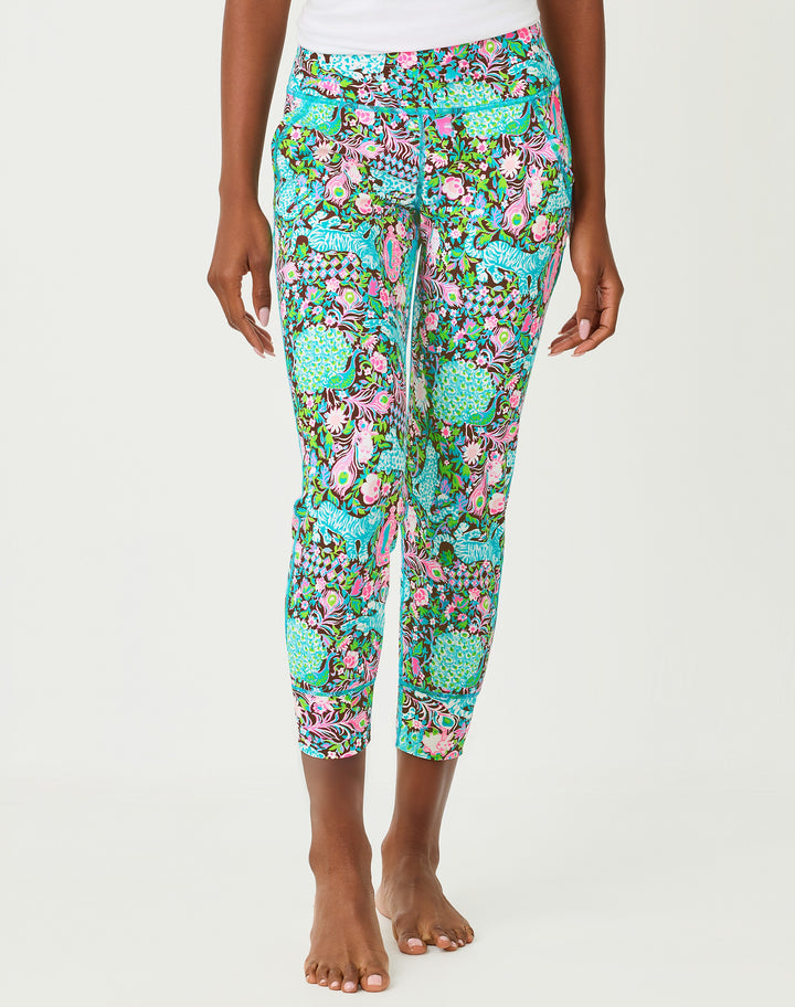 Weekender High Rise Midi Legging - Multi Crossgrain