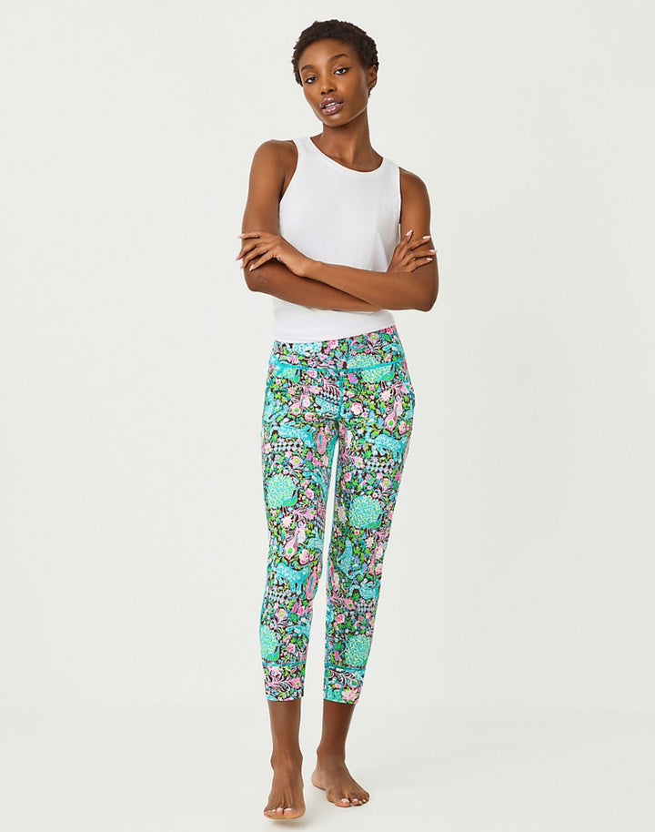 Weekender High Rise Midi Legging - Multi Crossgrain