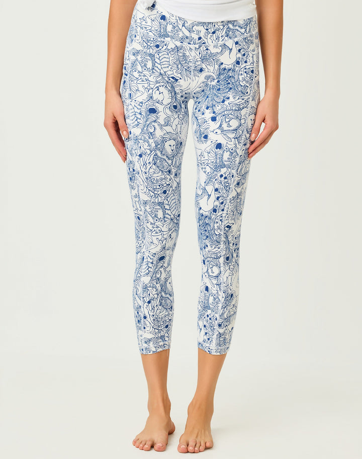 Weekender High Rise Midi - Starlight Navy Crossgrain