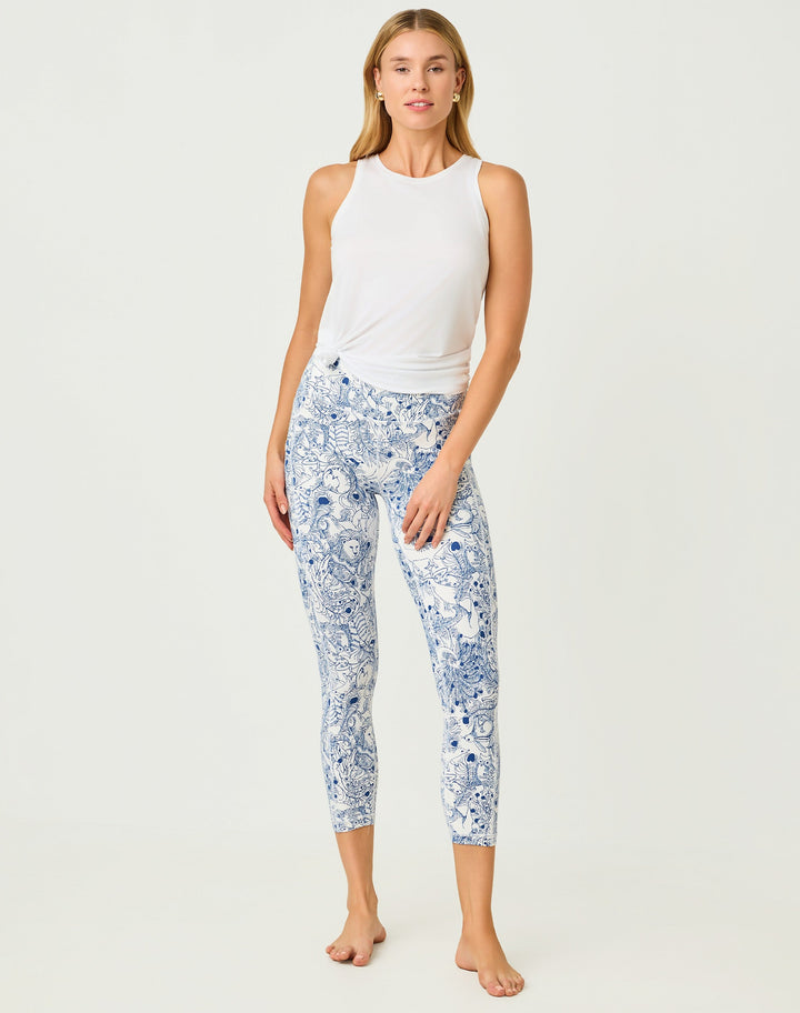 Weekender High Rise Midi - Starlight Navy Crossgrain