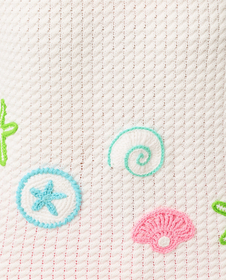 Roe Sweater Shell Tank - Resort White Starfish