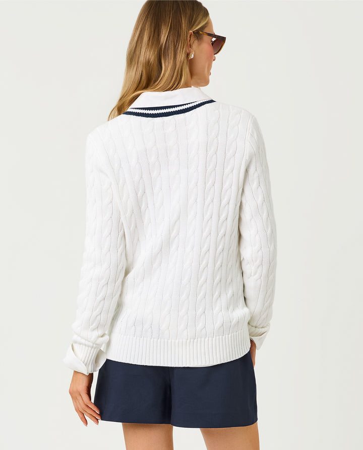Brockton Sweater - Resort White Crab Crochet