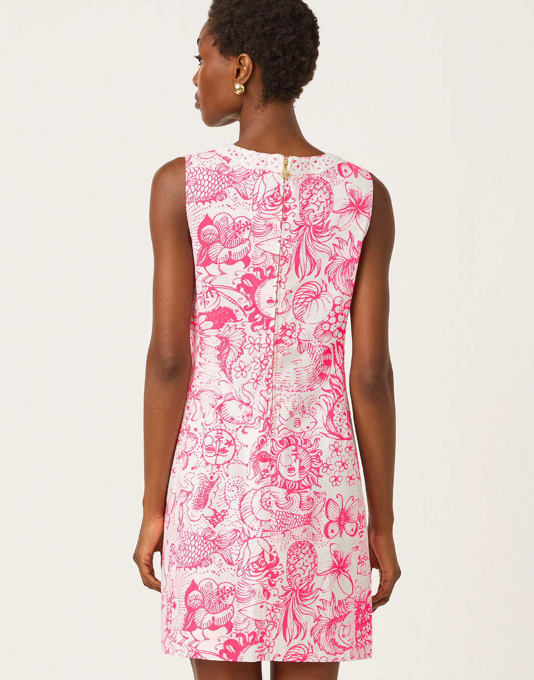 Wister Stretch Shift Dress - Cherry Blossom Fleur De Lilly