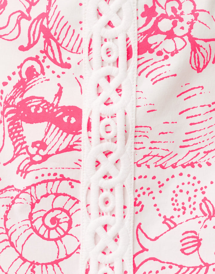 Wister Stretch Shift Dress - Cherry Blossom Fleur De Lilly