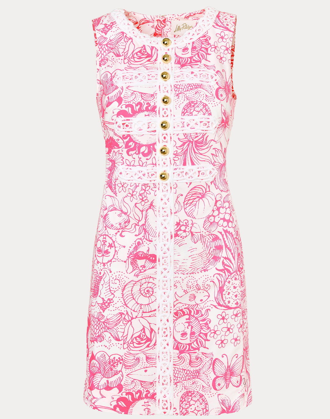 Wister Stretch Shift Dress - Cherry Blossom Fleur De Lilly