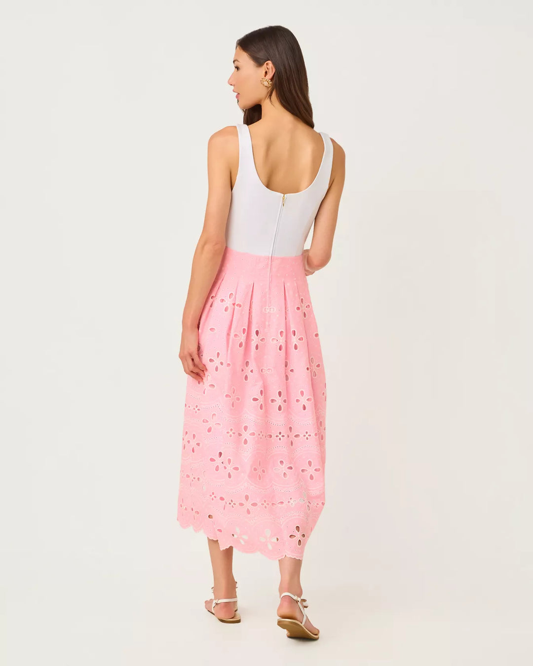 Lissette Eyelet Midi Dress
