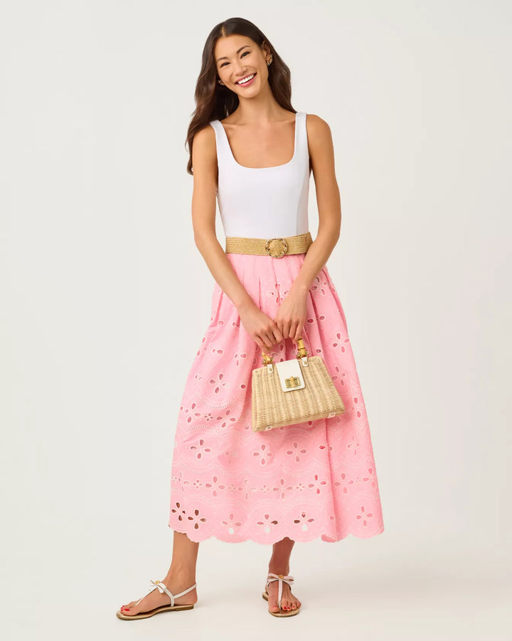 Lissette Eyelet Midi Dress
