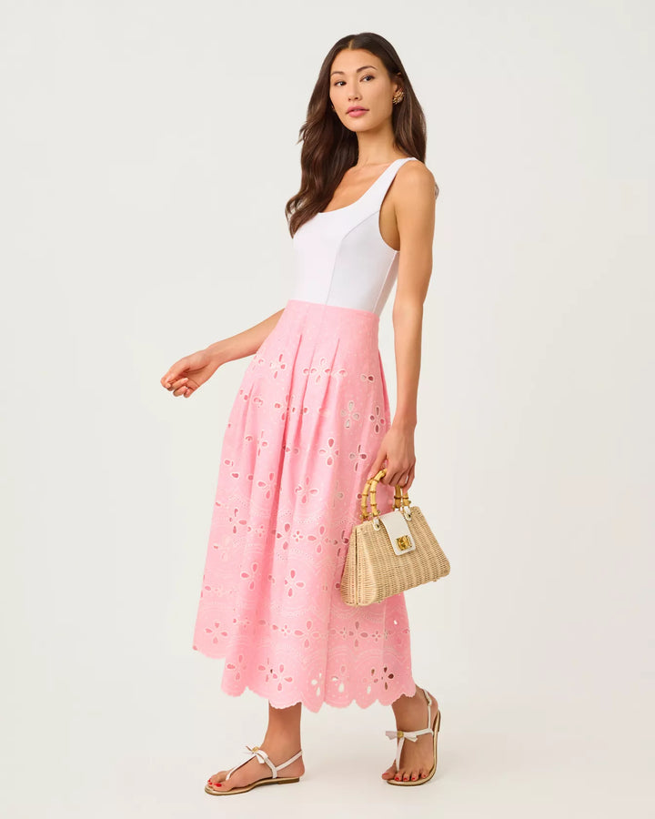 Lissette Eyelet Midi Dress