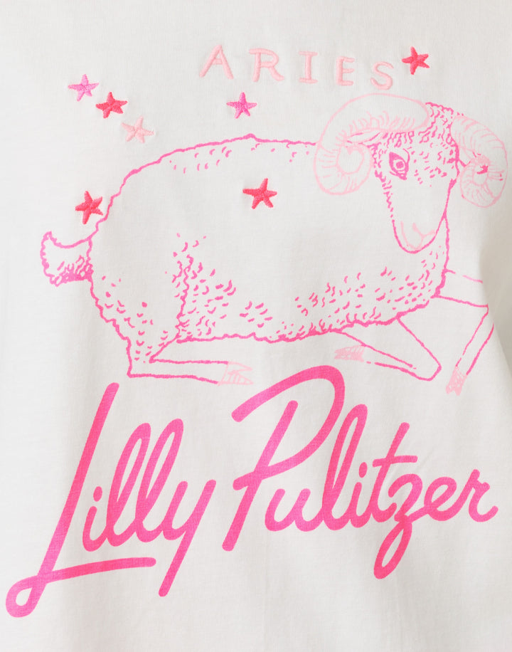 Stella Knit Top - Multi Aries Graphic