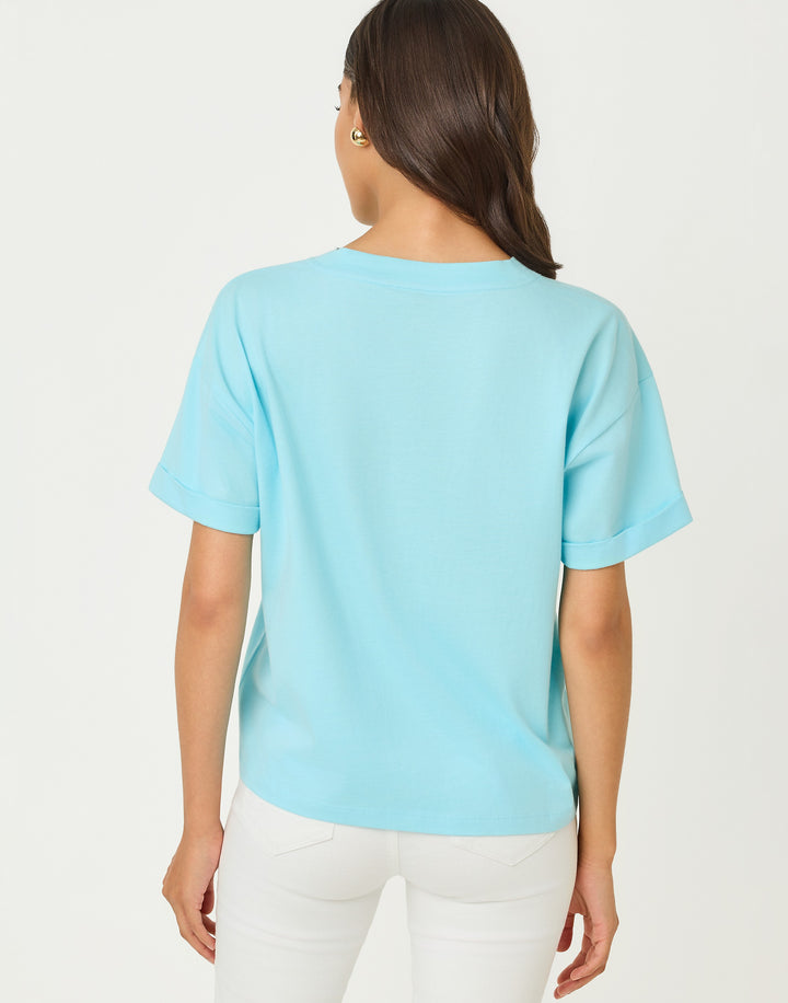 Stella Knit Top - Multi Pisces Graphic