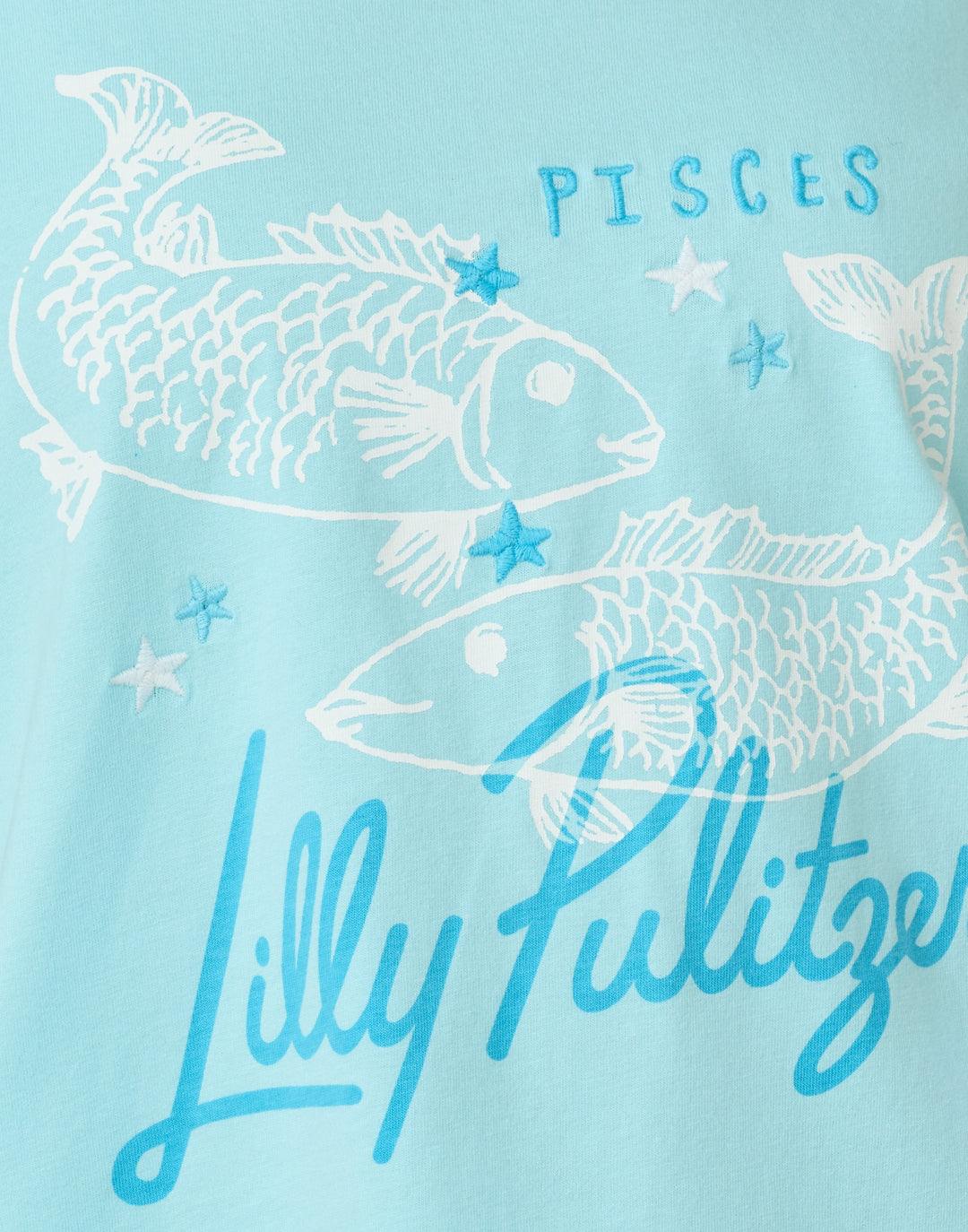 Stella Knit Top - Multi Pisces Graphic