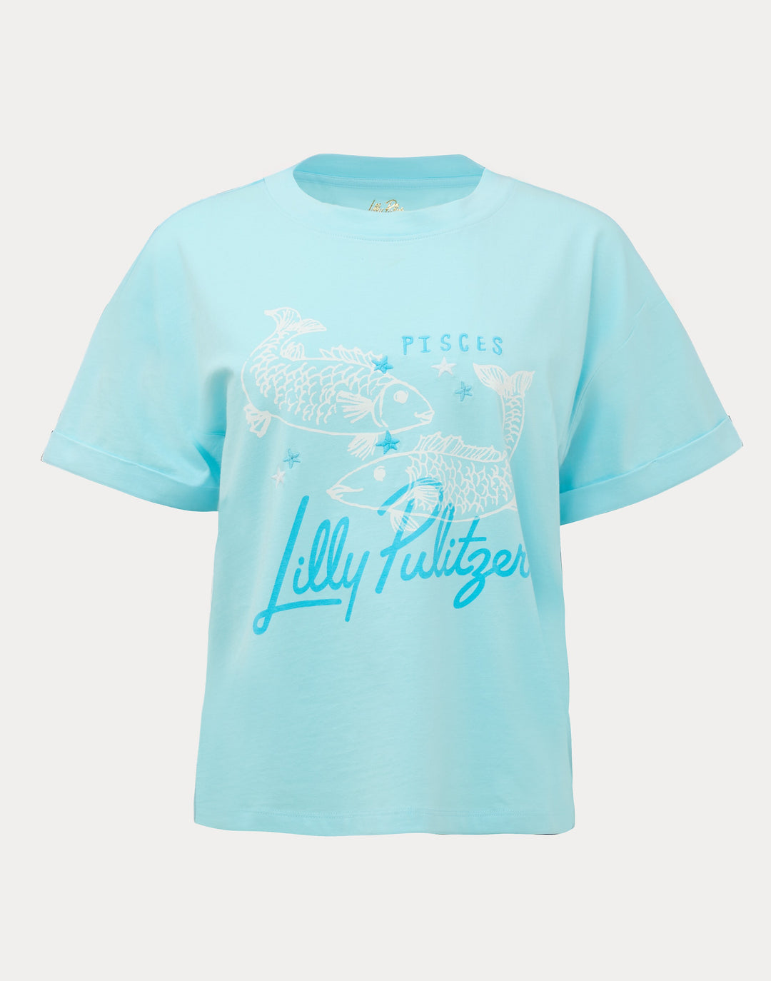 Stella Knit Top - Multi Pisces Graphic